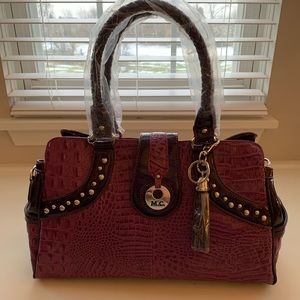 NWT Madi Claire Genuine Leather Bag